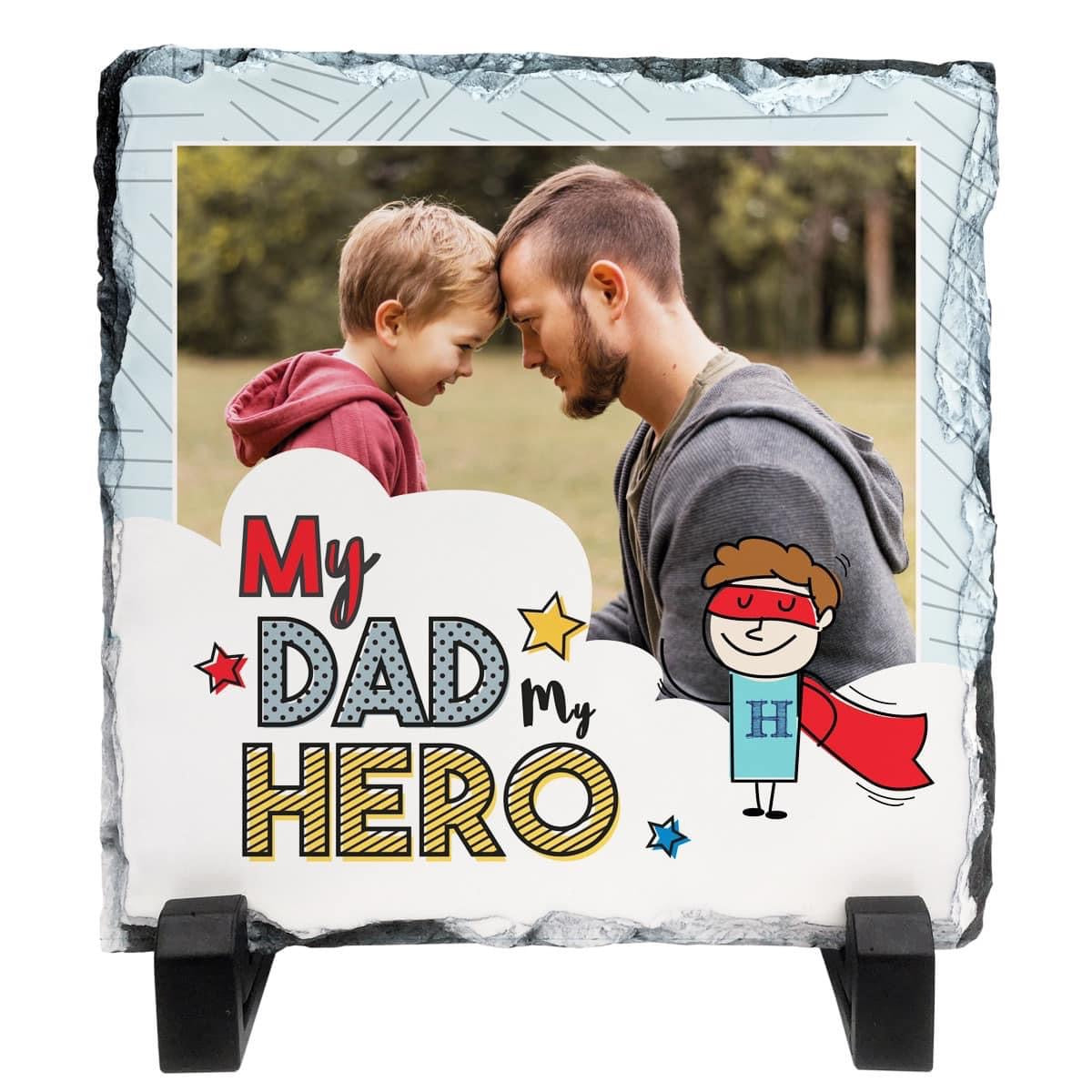 My Dad My Hero Photo Slate