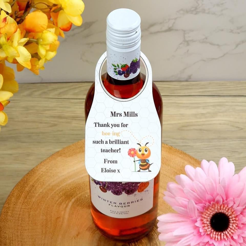 Teacher Gift - Thank You Bottle Tag