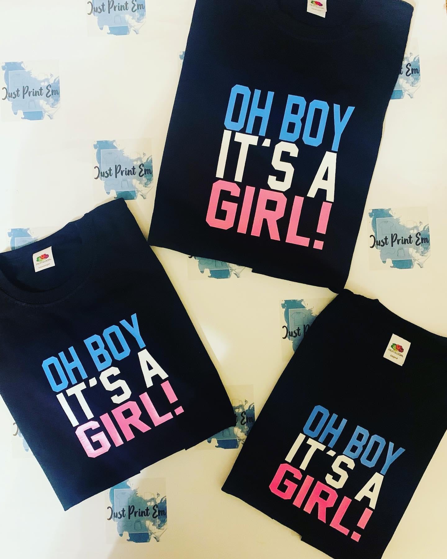 Gender Reveal Short Sleeve T-Shirts