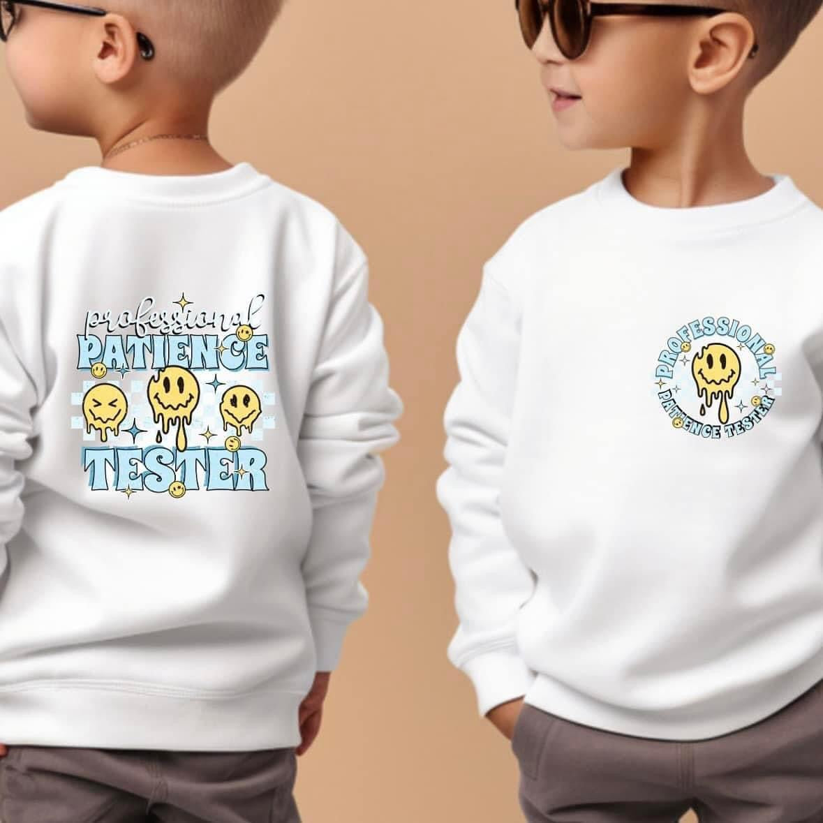 Children's "Professional Patience Tester" Jumper