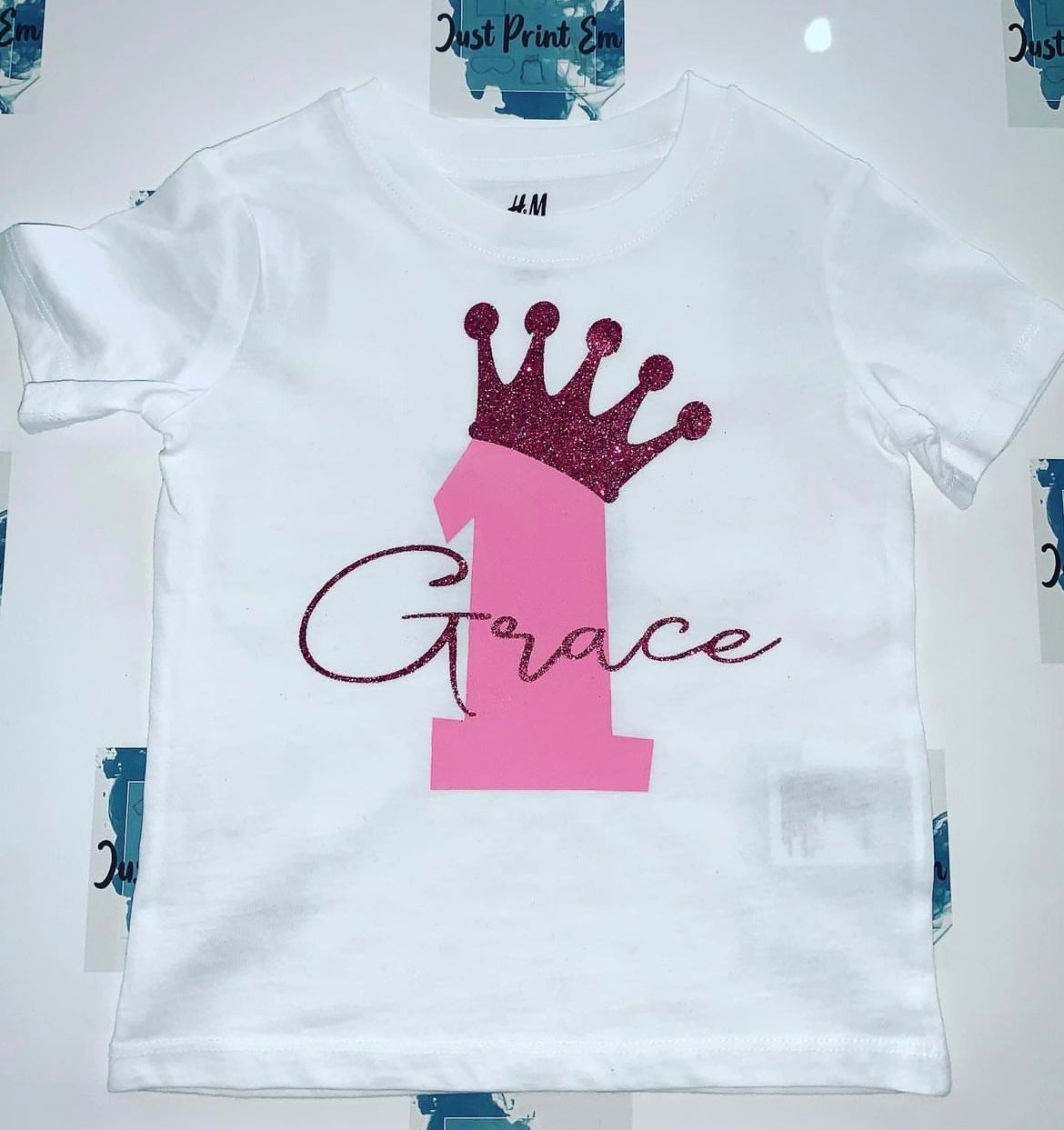 Short Sleeve Children Birthday Custom T-Shirts