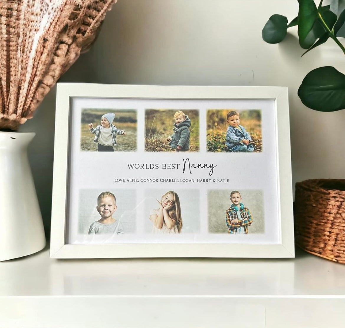 A4 Landscaped Photo Frame - Worlds Best