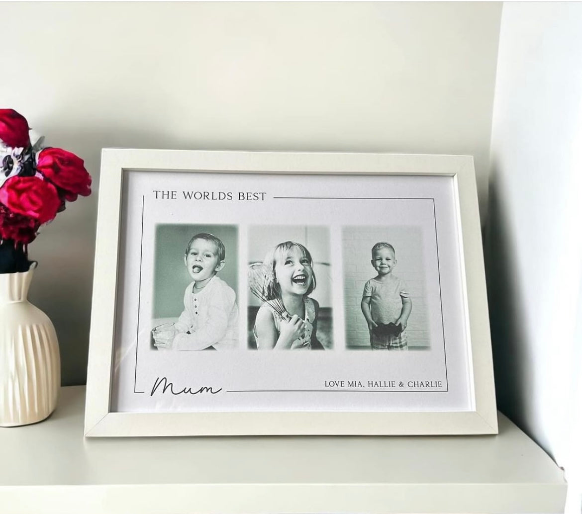 A4 Landscaped Photo Frame - The Worlds Best