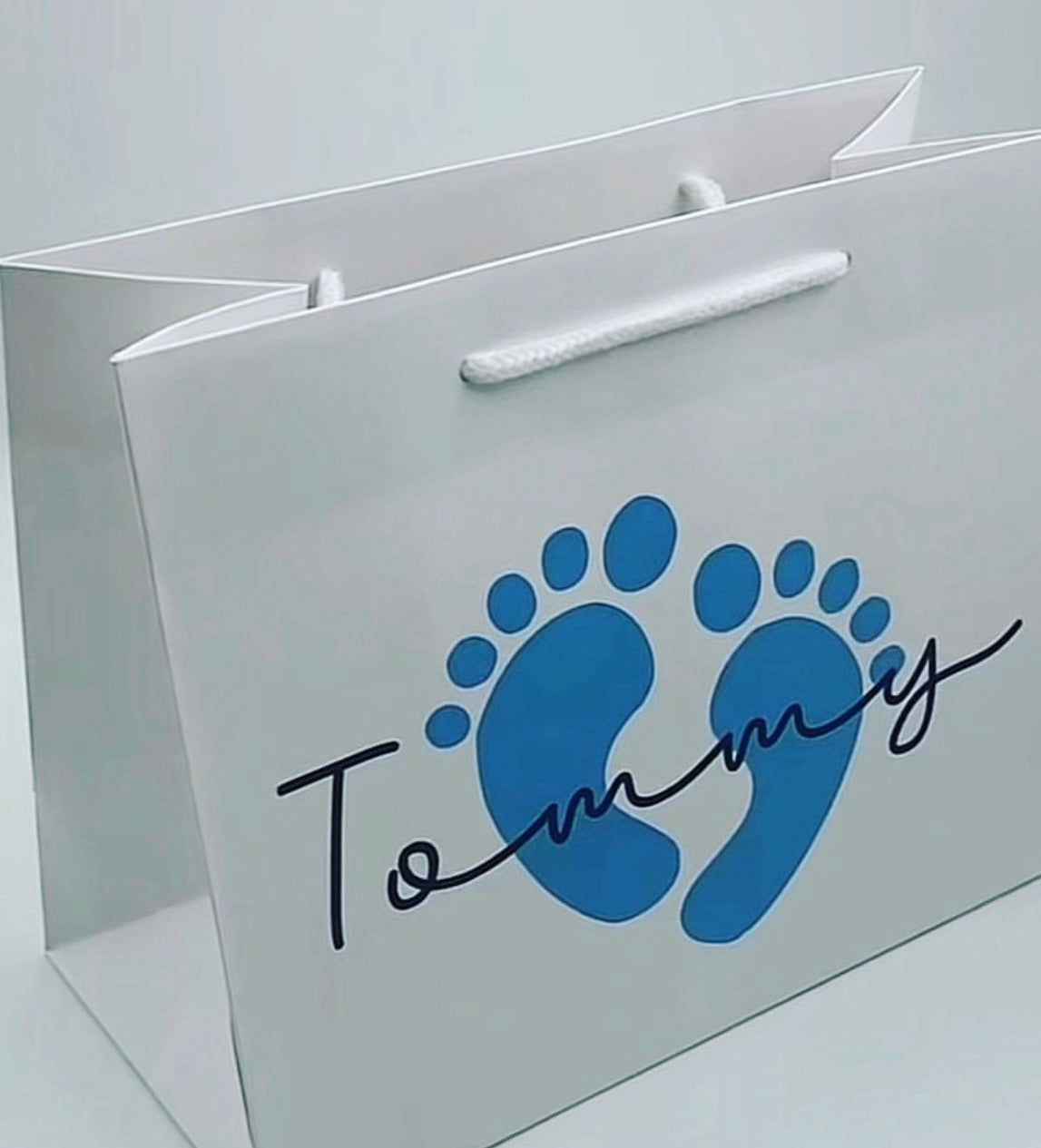 White Baby Gift Bag