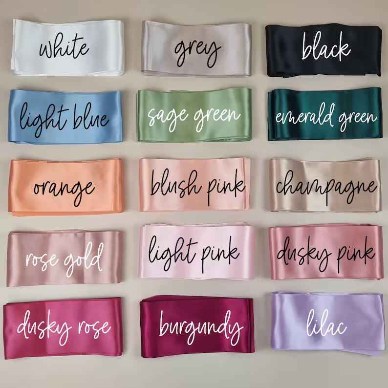 Bridal Party Sash 1Pc