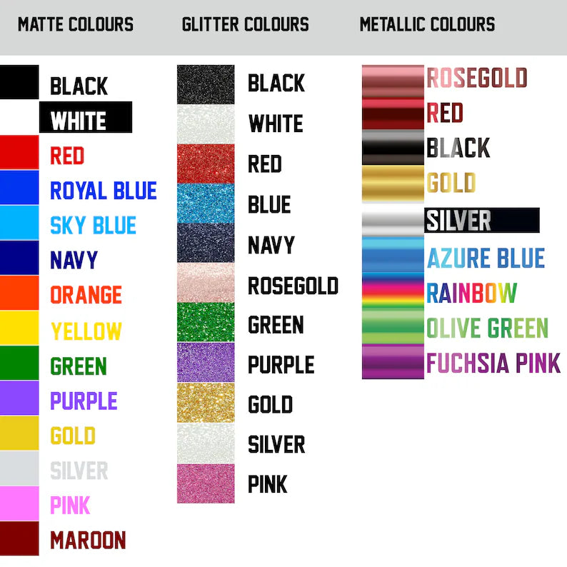 Custom Iron on Decals