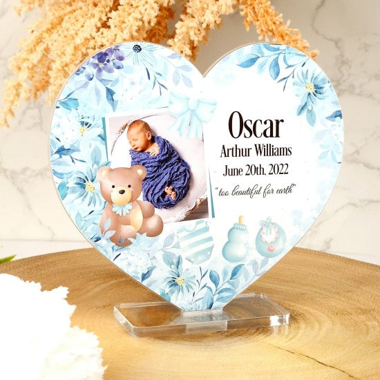 Baby Loss Bear Memorial Heart