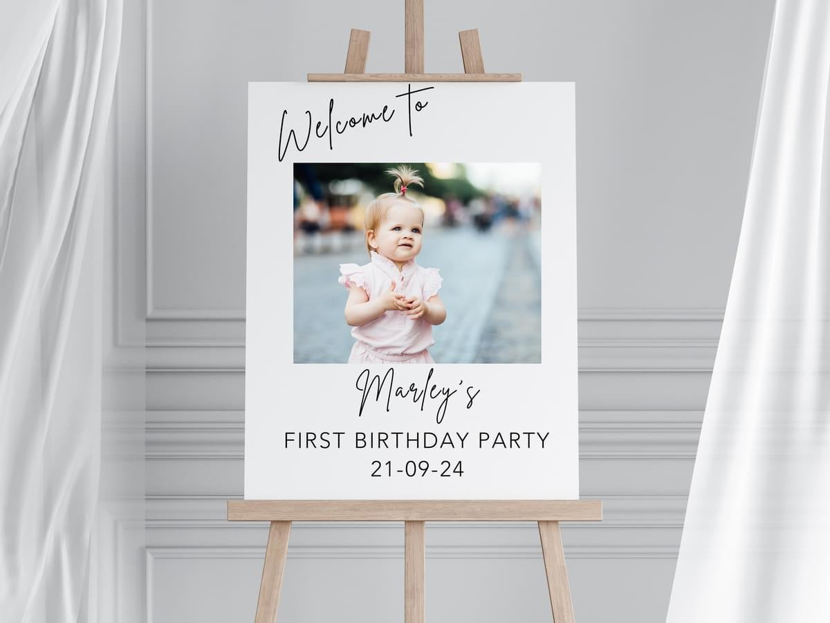 Upload Your Own Photo Birthday Board