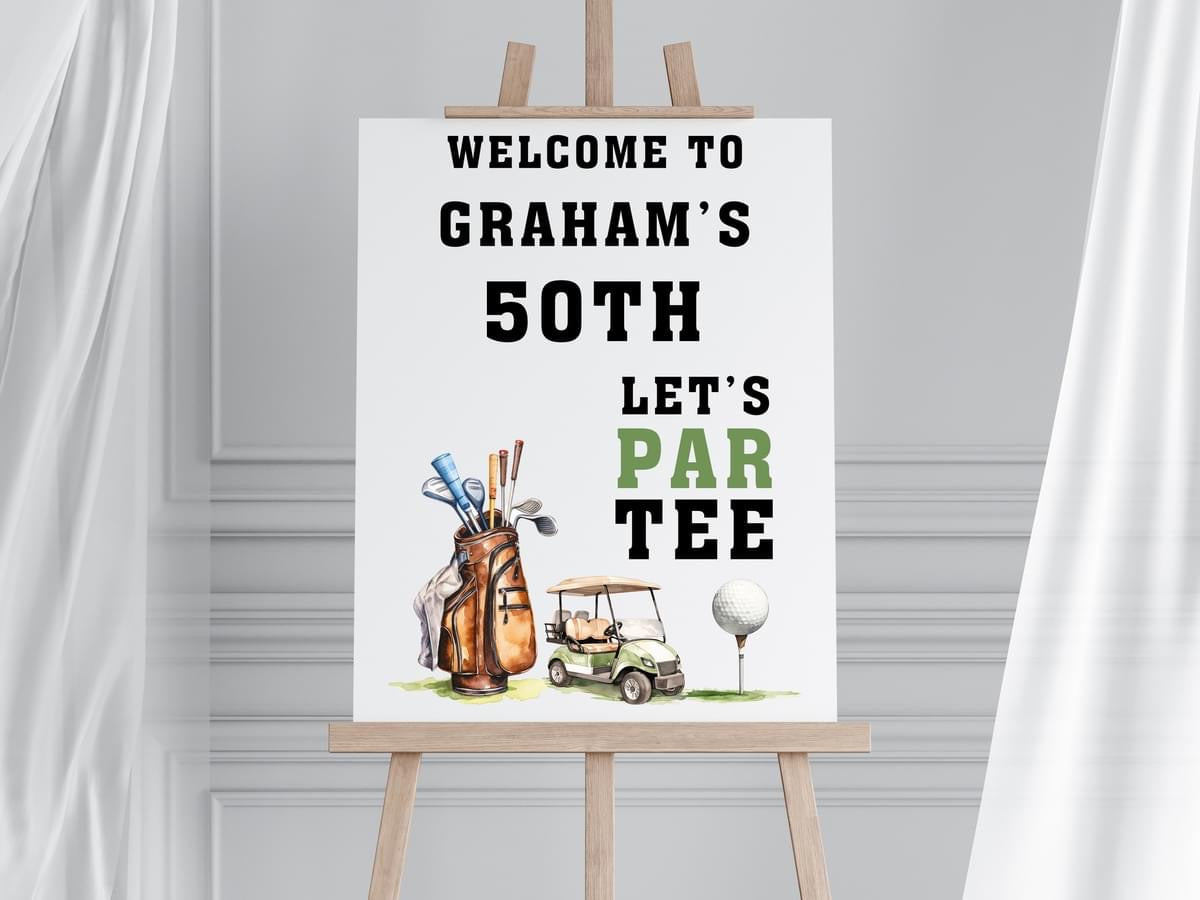 Personalised Birthday PAR TEE Boards