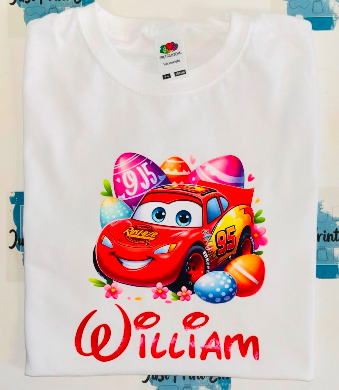 Lightening McQueen Easter T/shirt