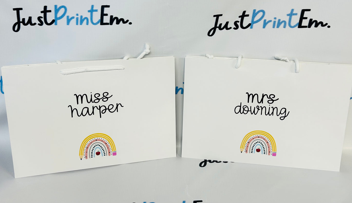 Teacher Gifts - Gift Bags