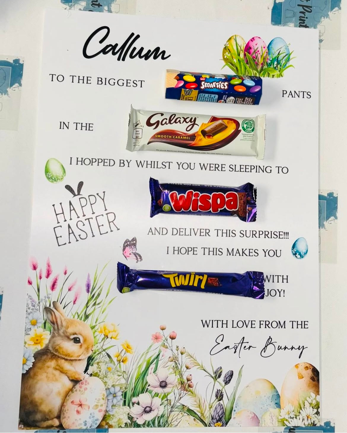 Easter Chocolate Board