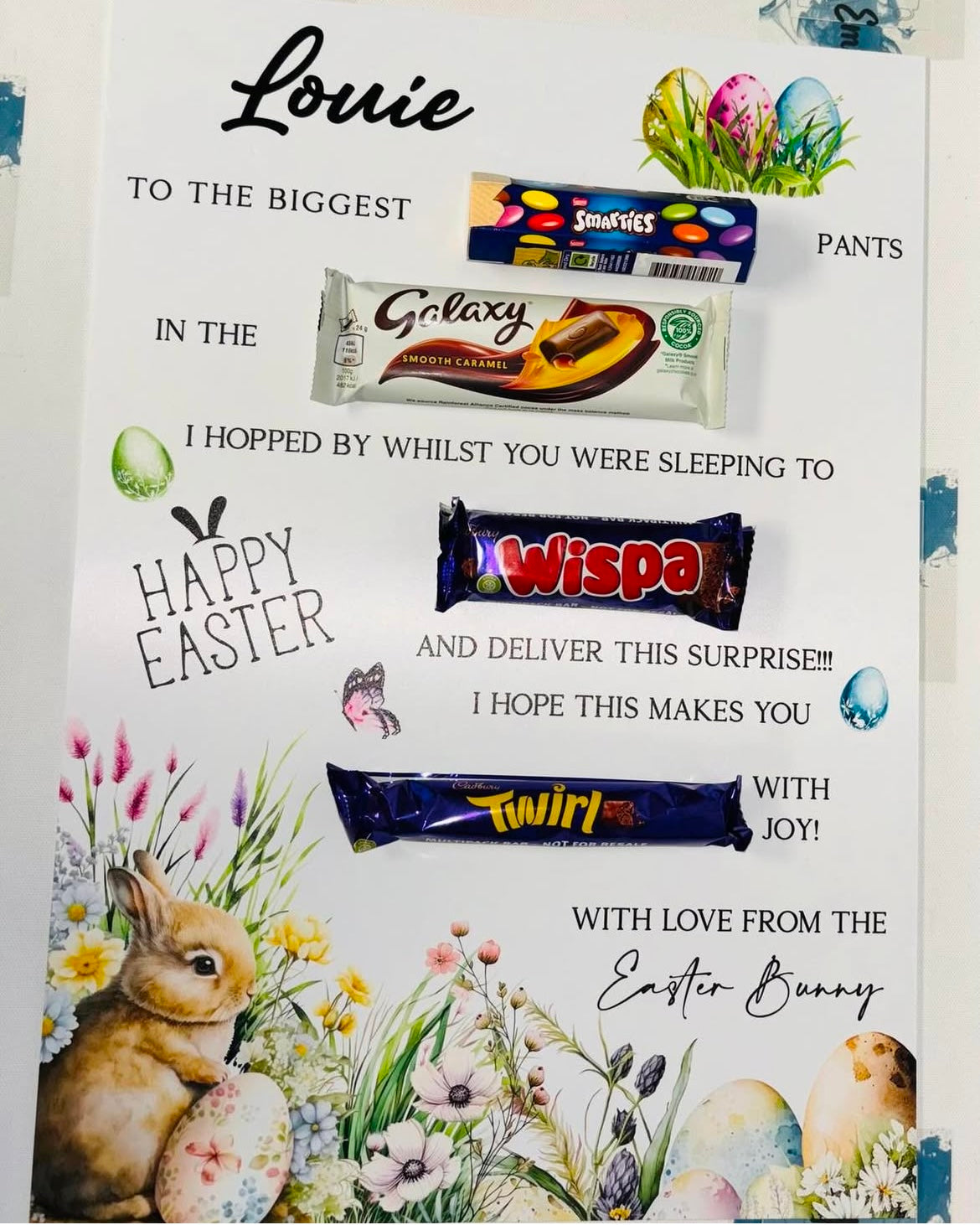 Easter Chocolate Board