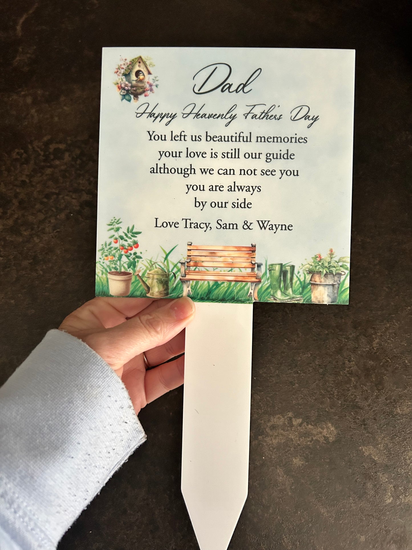 Father's Day - Memorial Grave Spike