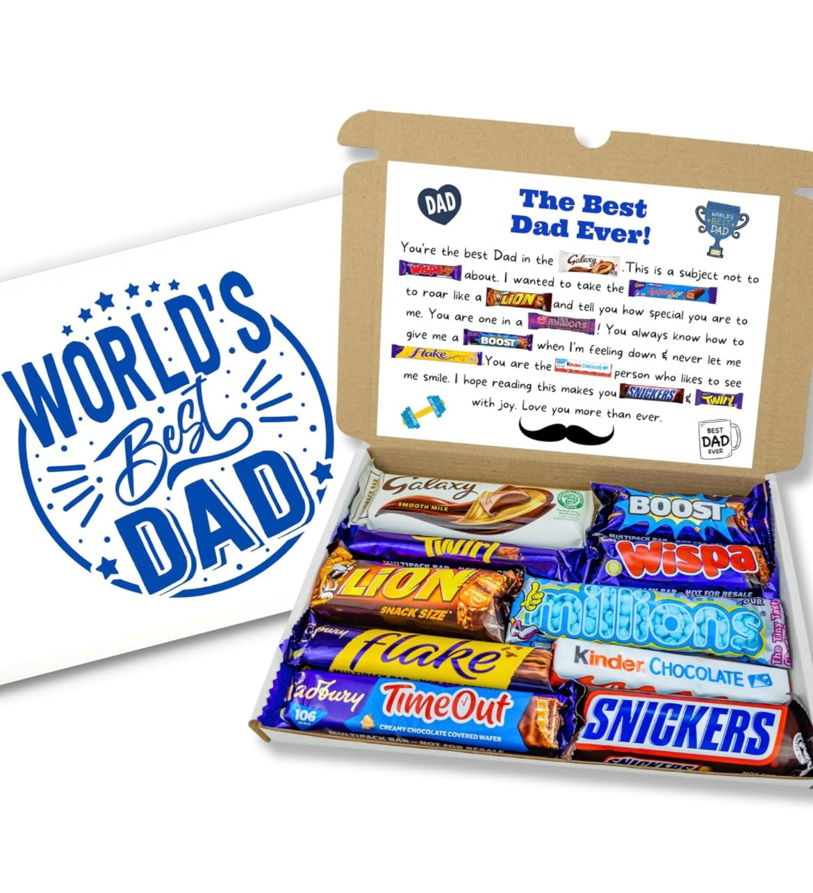 World's Best Dad Chocolate Gift