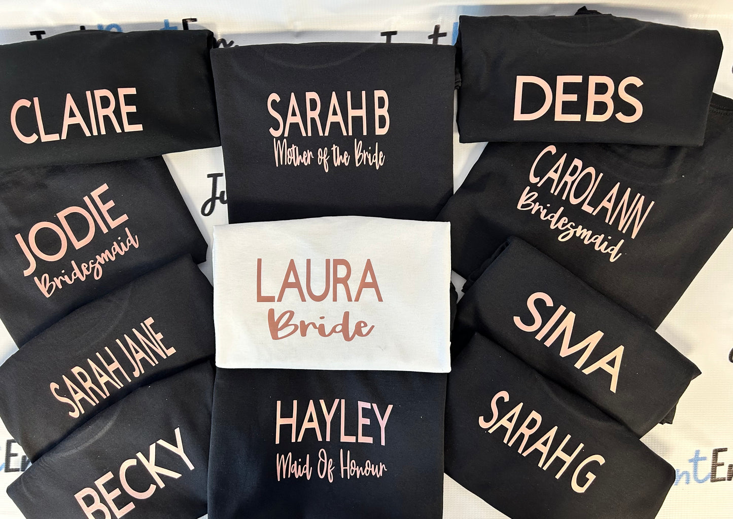 Short Sleeve Women's Hen Party T-Shirt (Front & Back)