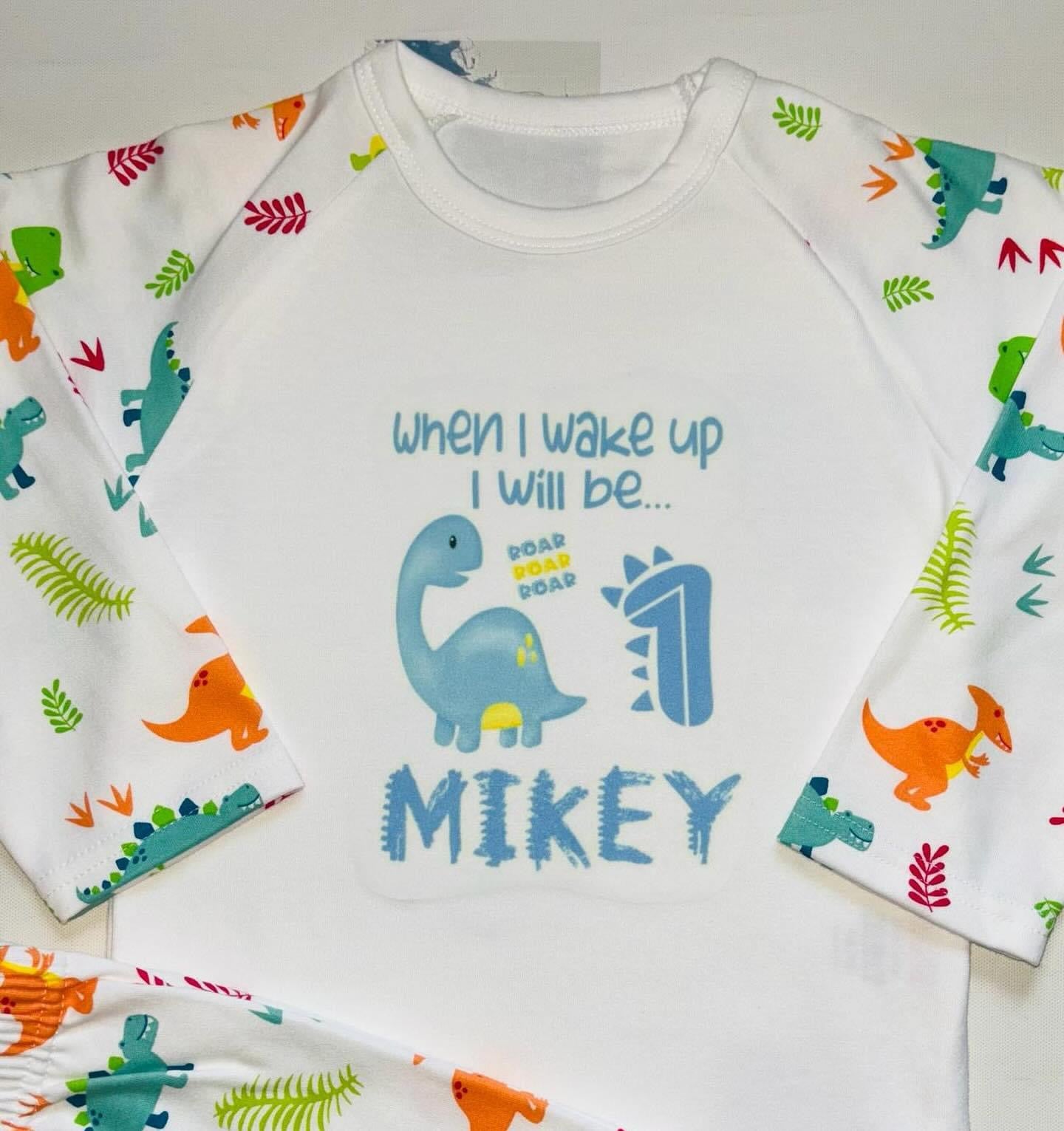 Dinosaur Children Birthday Pyjamas