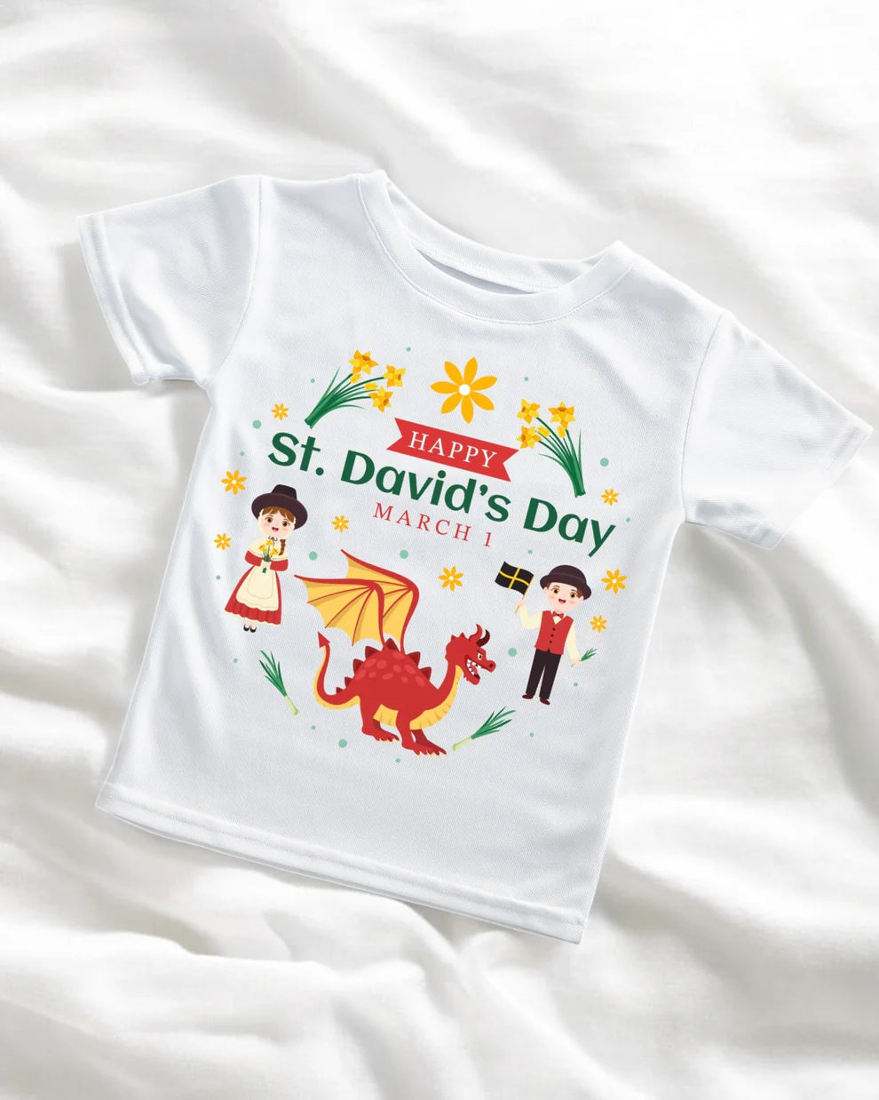 St. David's Day Short Sleeve T-Shirts