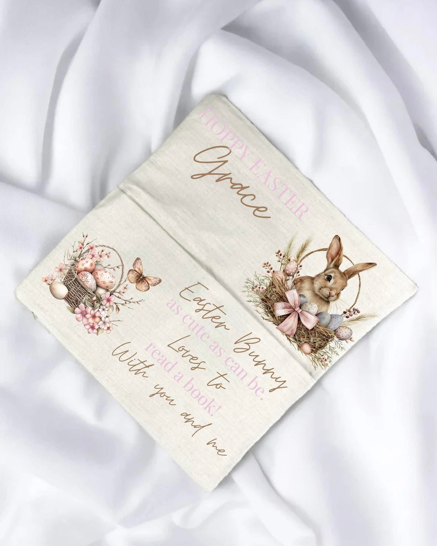 Easter Book Cushion Cover