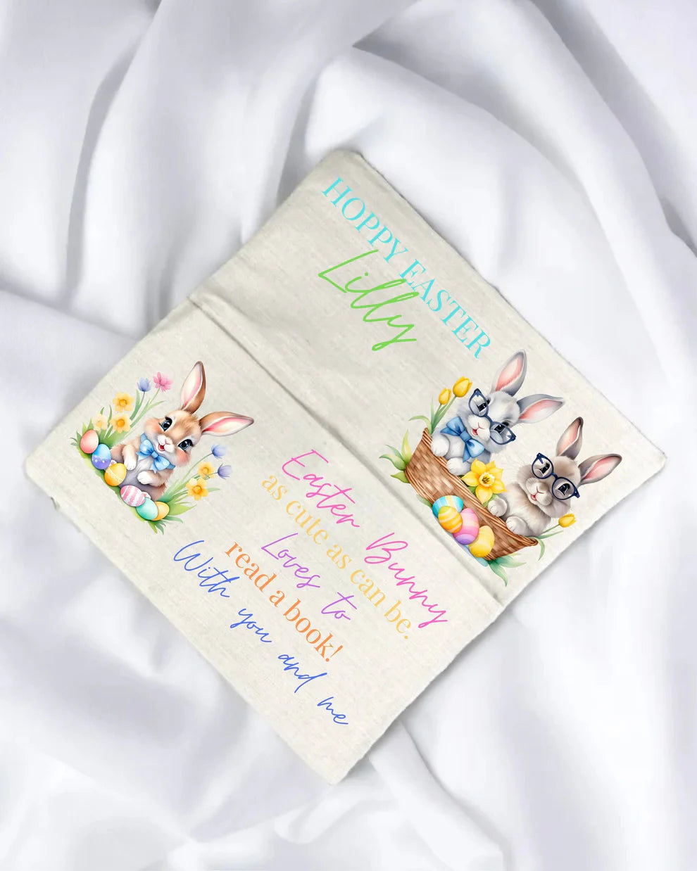 Easter Book Cushion Cover