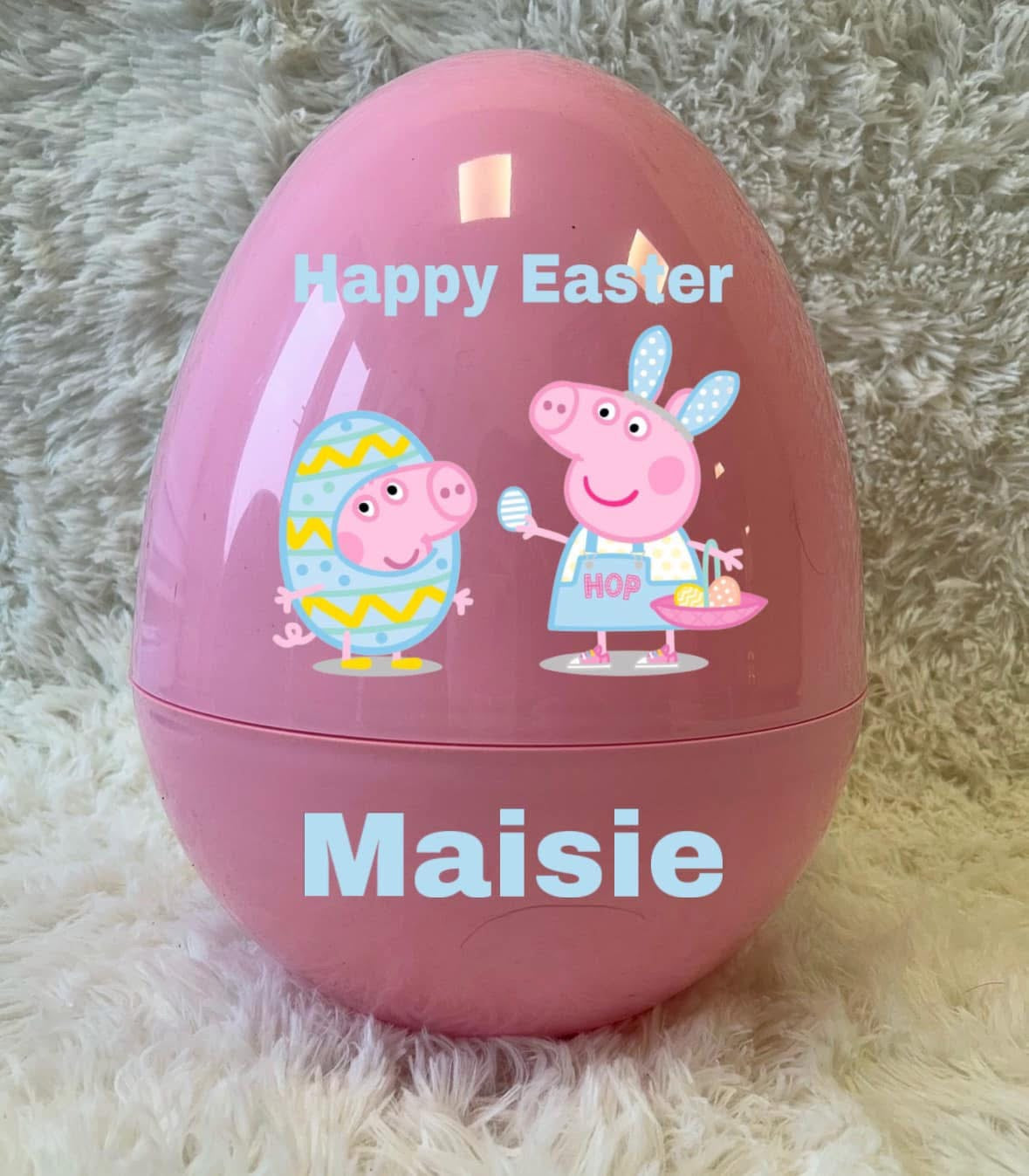 Easter Peppa Pig Large Egg
