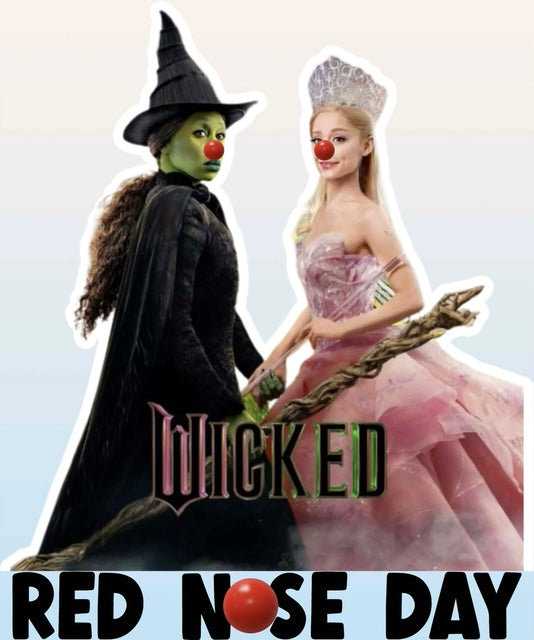 Wicked Red Nose Day - White T/Shirt - Long Sleeve Top - Jumper - Hoody