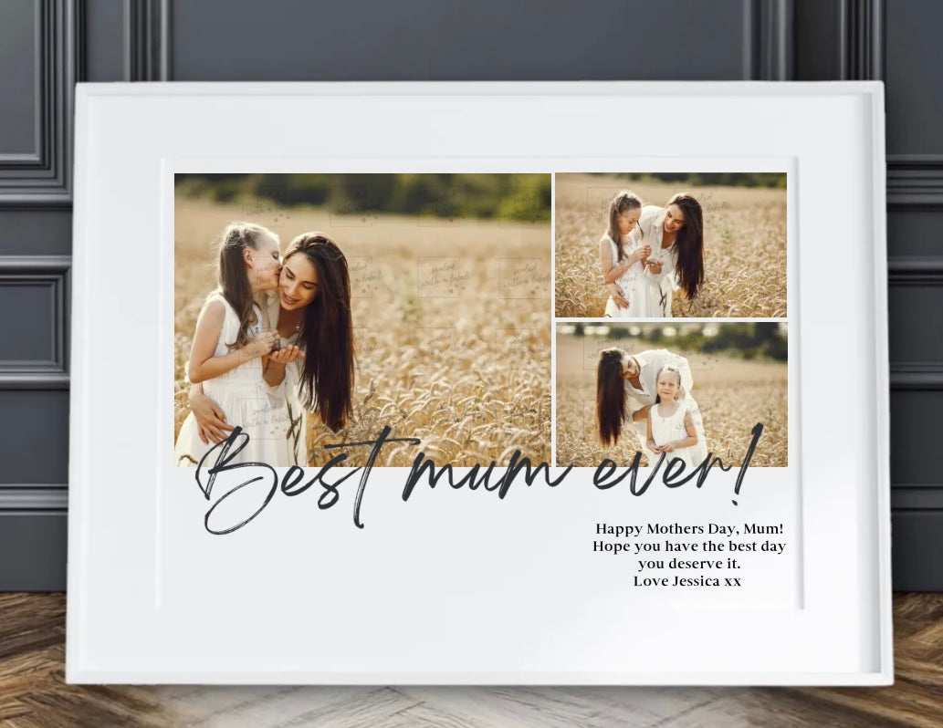 A4 Photo Frame - Best Mum Ever