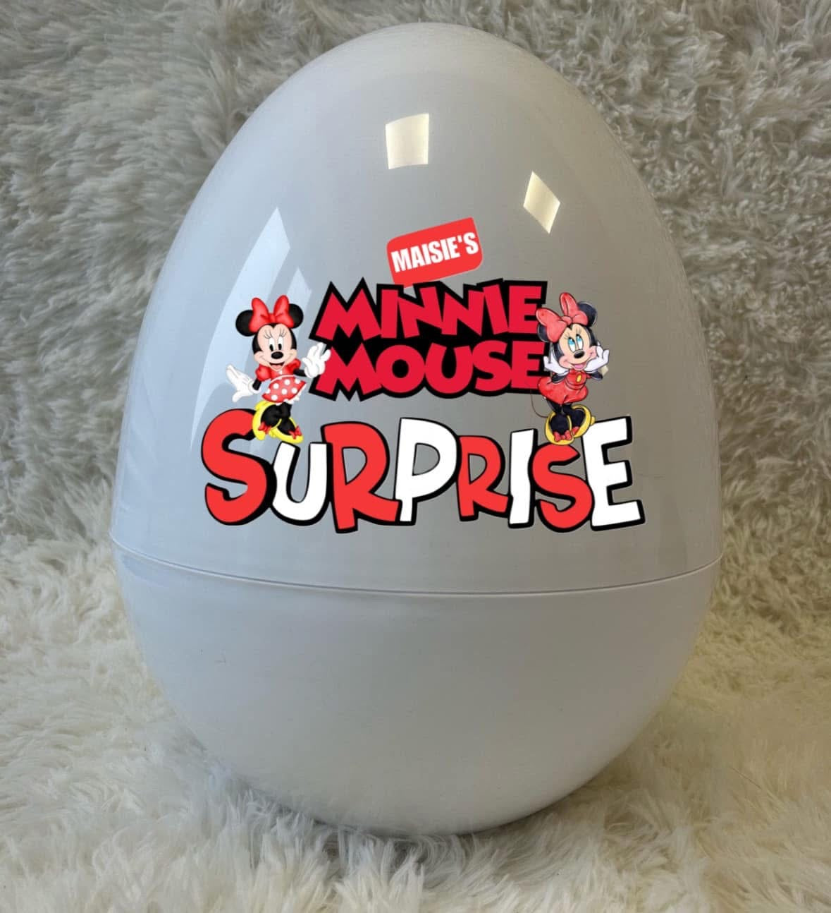 Easter Minnie Mouse Surprise Large Egg