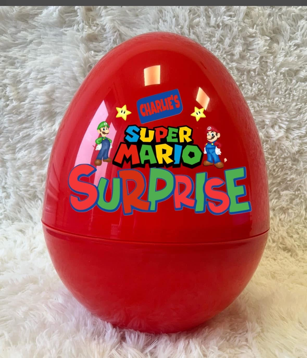 Easter Super Mario Surprise Large Egg