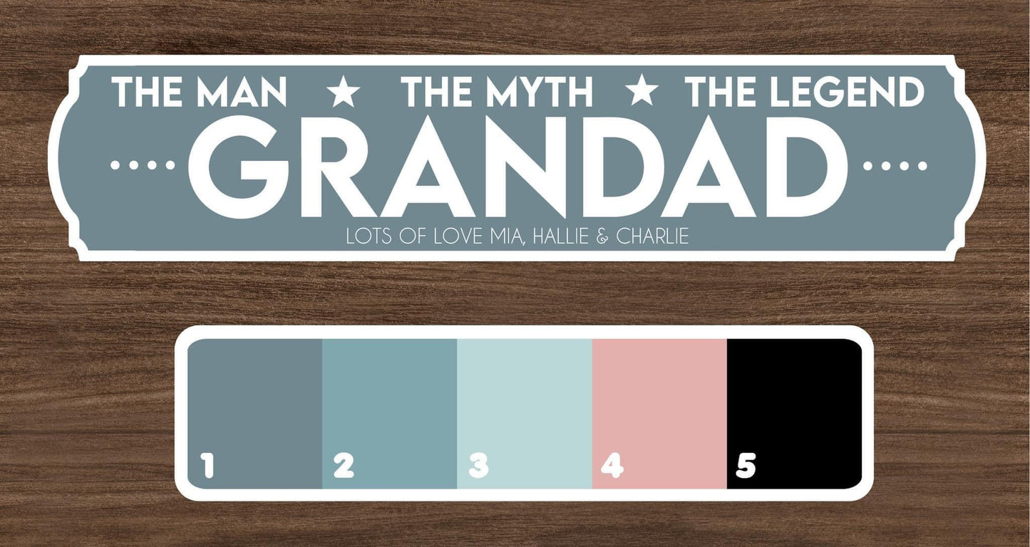 Plaques - The Man, The Myth, The Legend