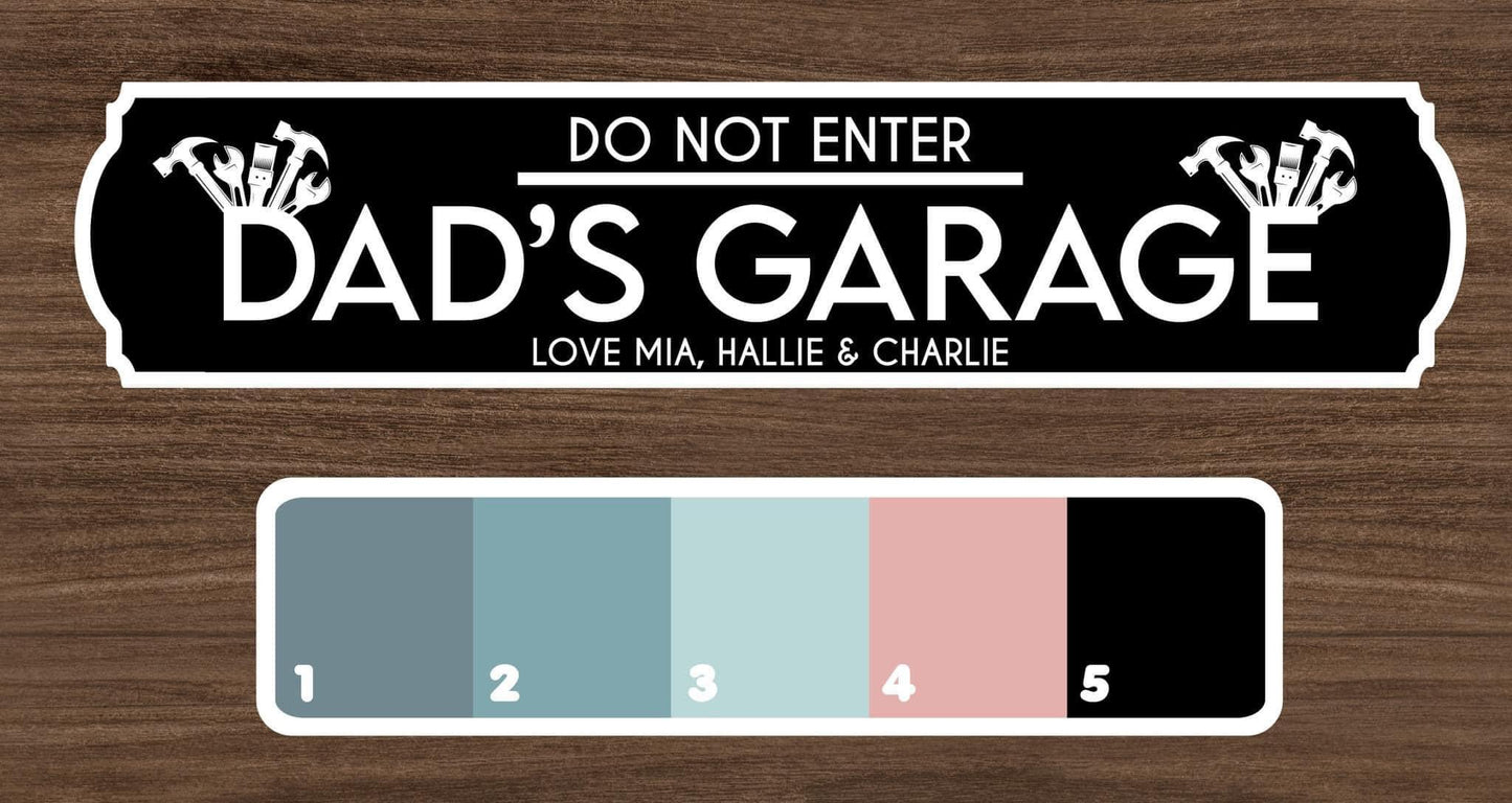Plaques - Do not enter ... Garage