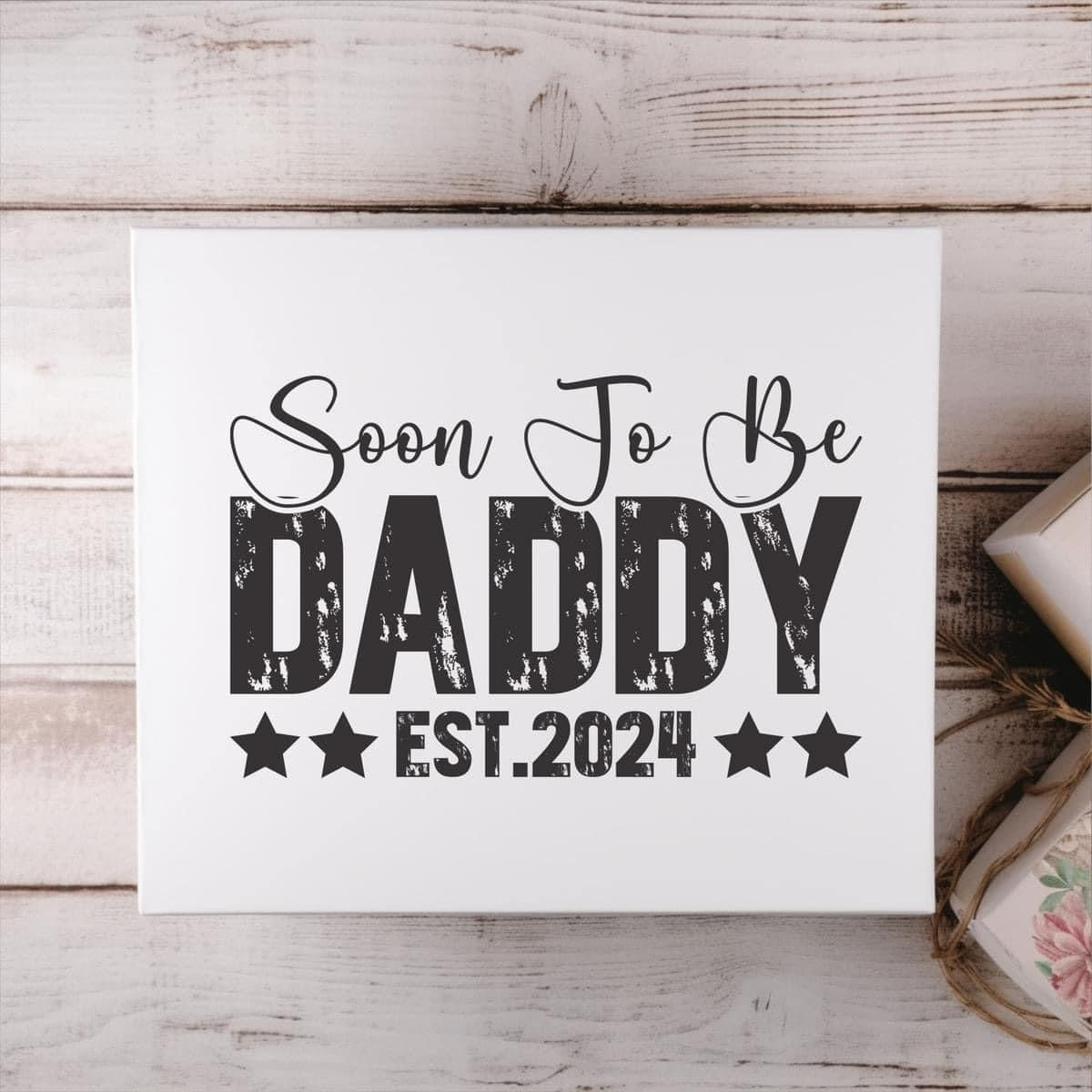 Promoted to or Soon to be Dad Gift / Memory Box