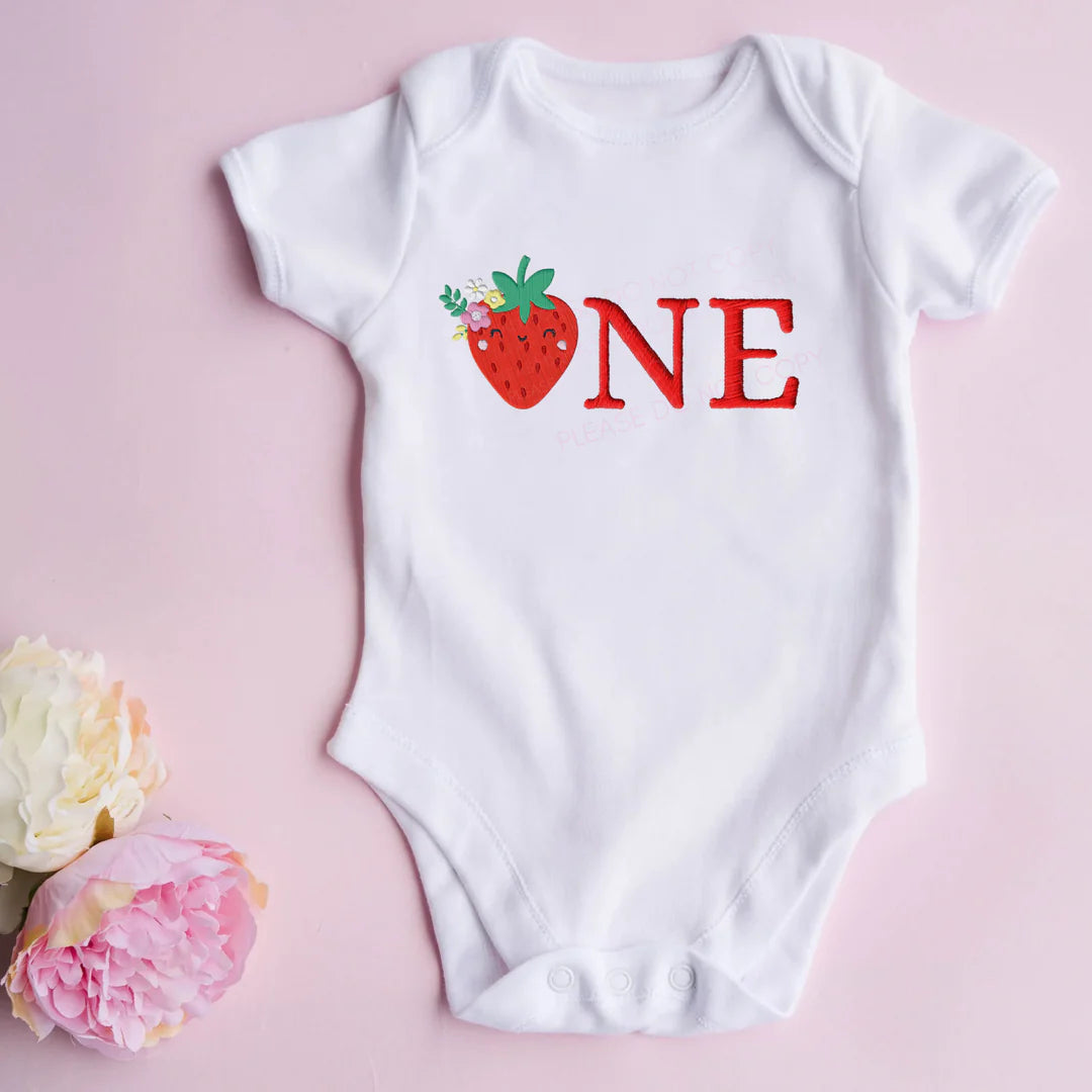 Strawberry Birthday Vest