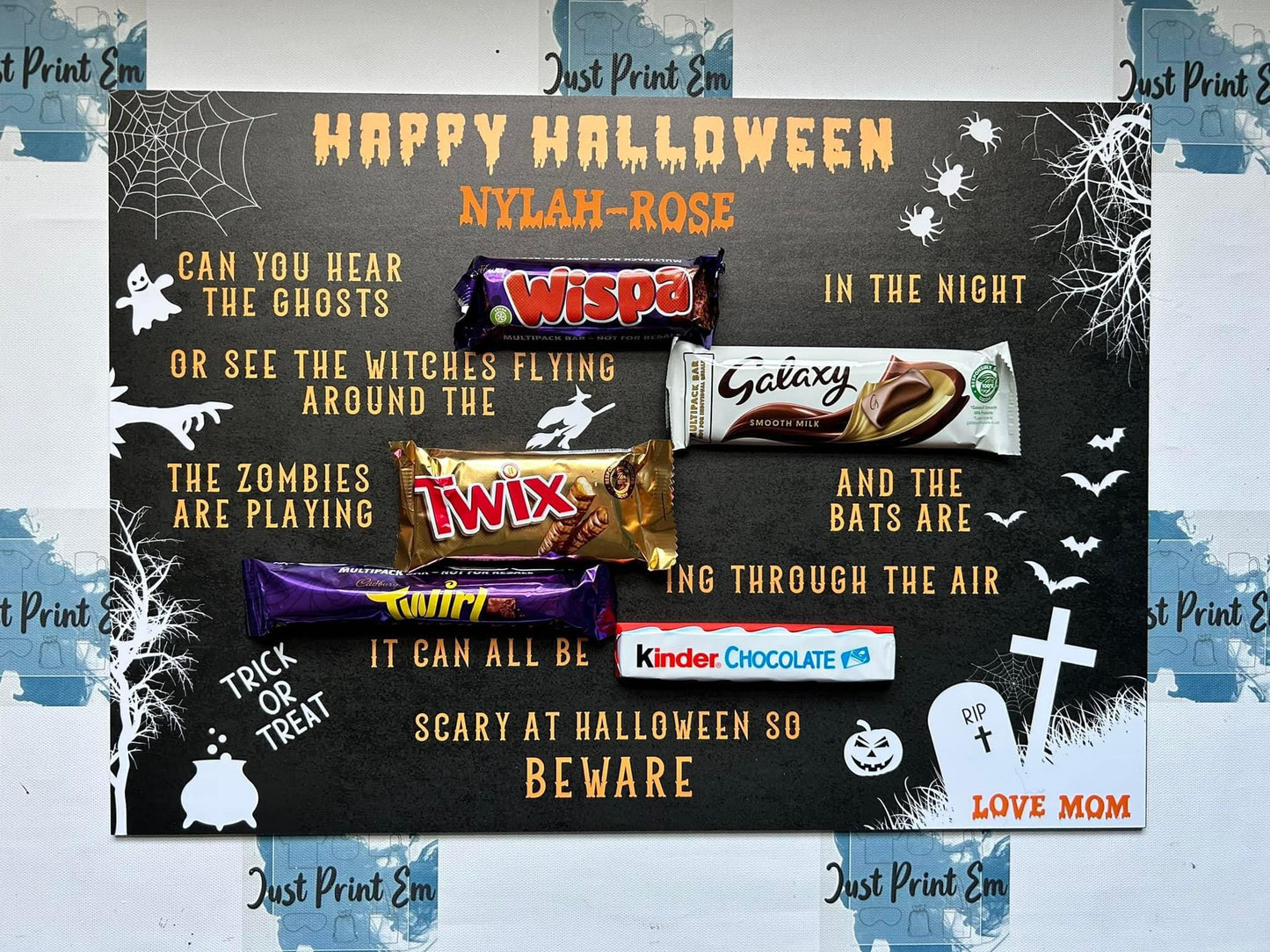 Halloween Chocolate Board