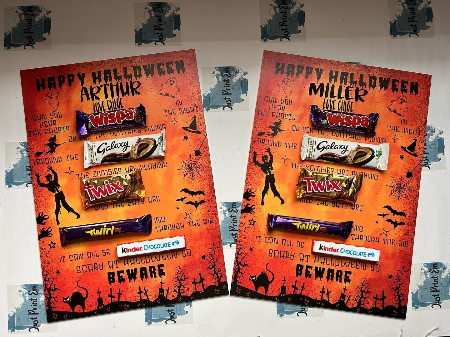 Halloween Chocolate Board