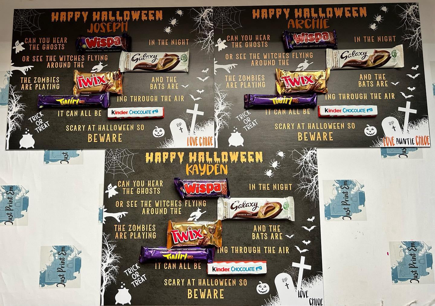Halloween Chocolate Board