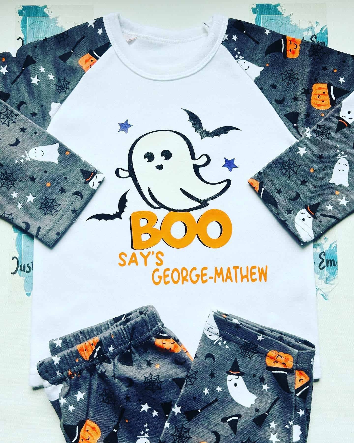 Halloween Boo PJ's