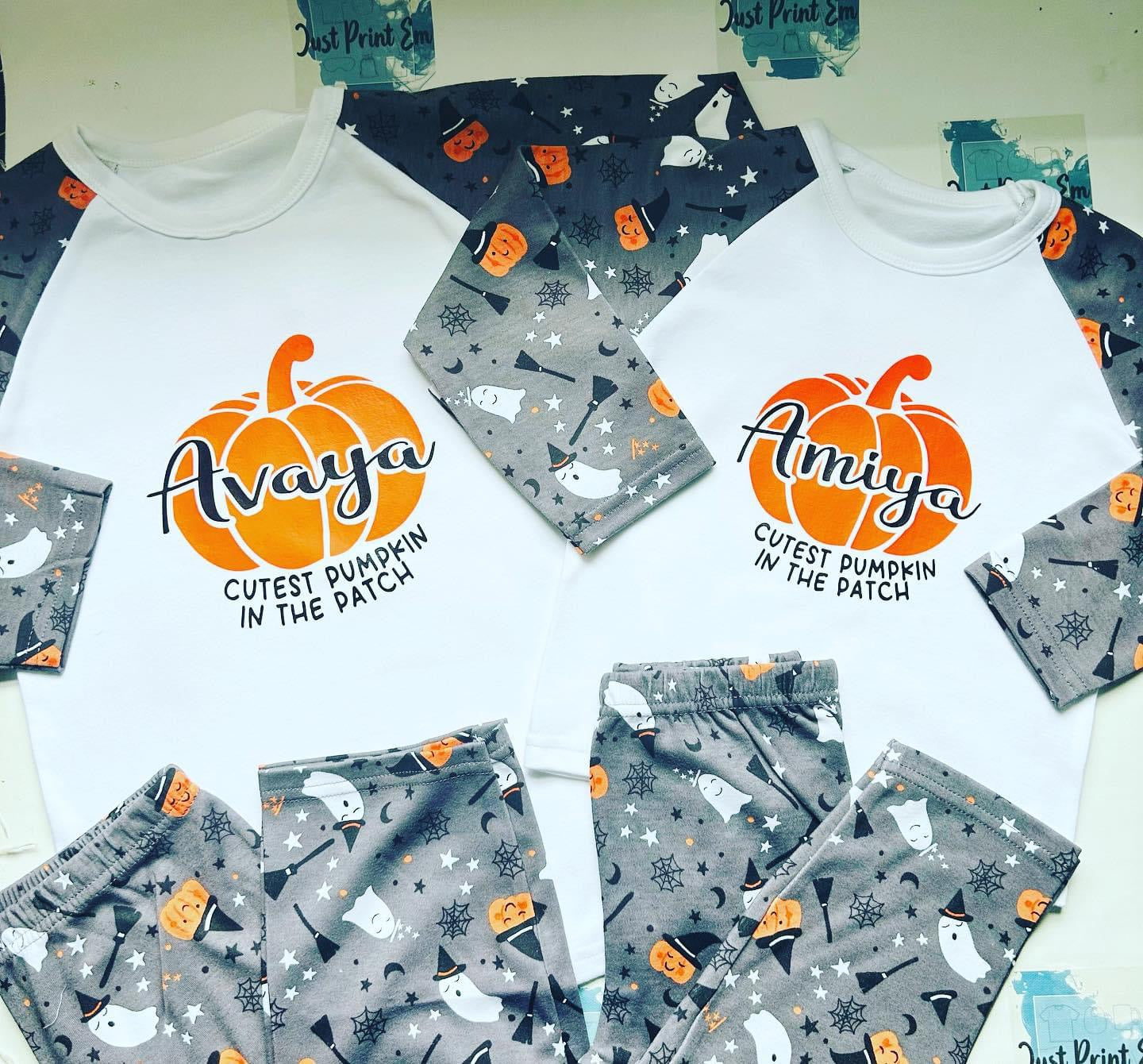 Halloween Cutest Pumpkin PJ's