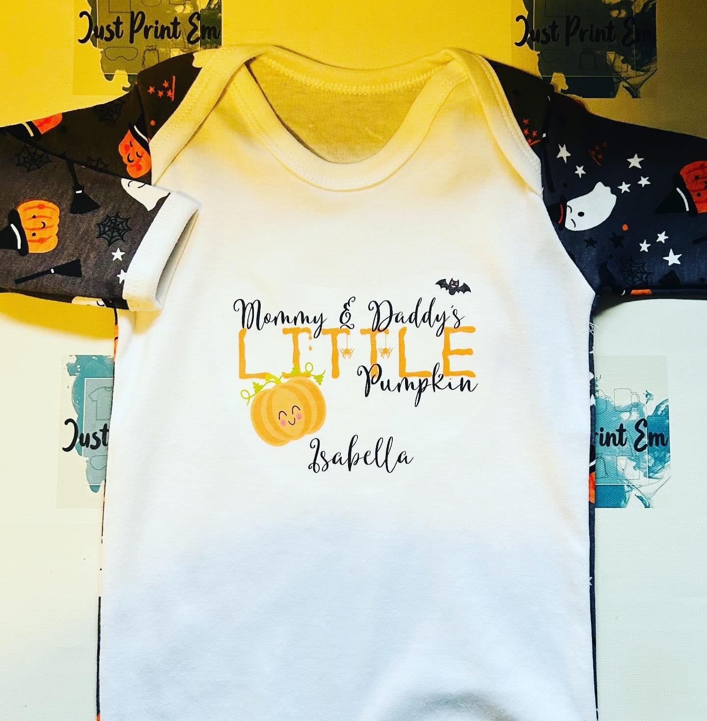 Little Pumpkin Halloween Baby Grower