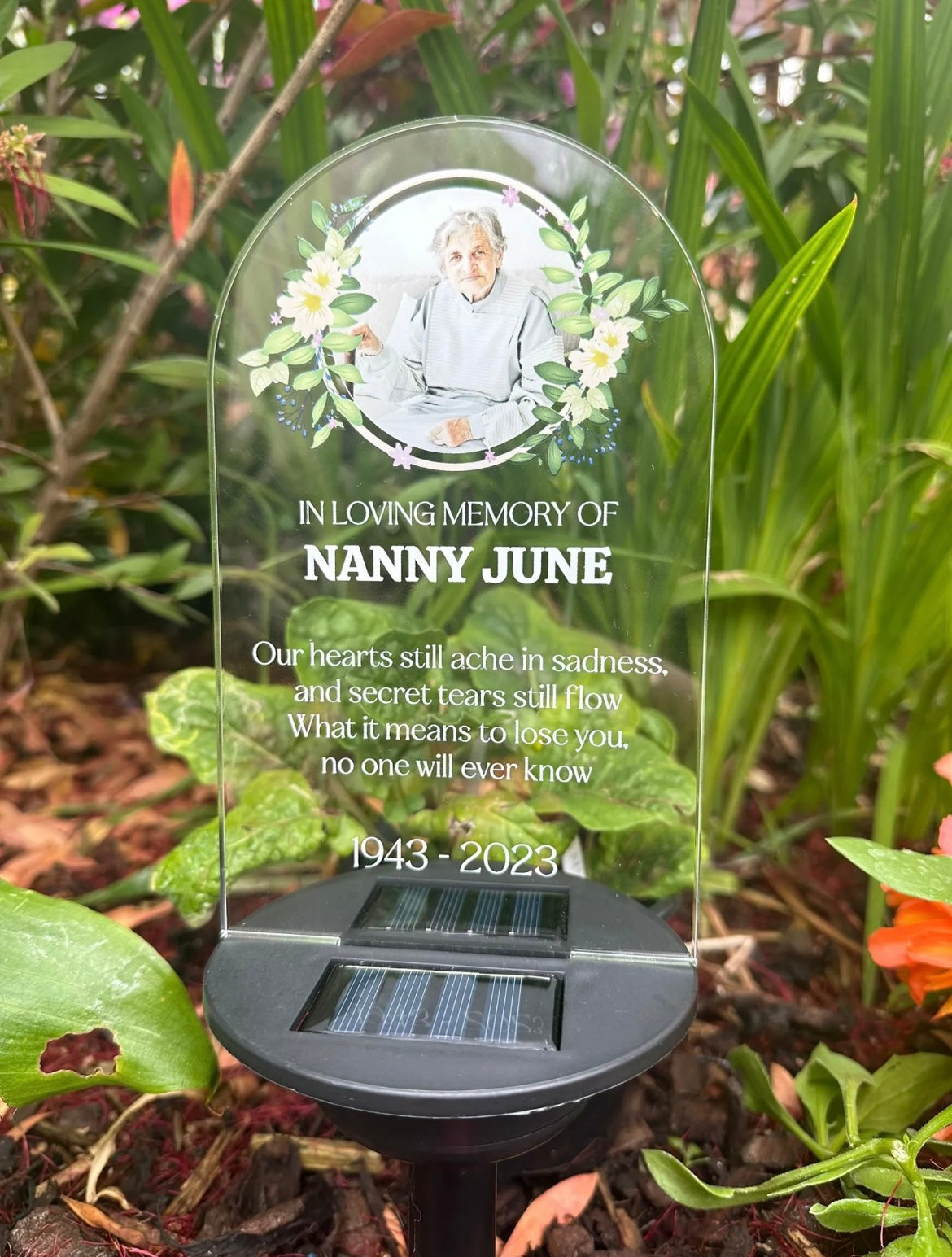 Memorial In Loving Memory Garden Solar Led Light