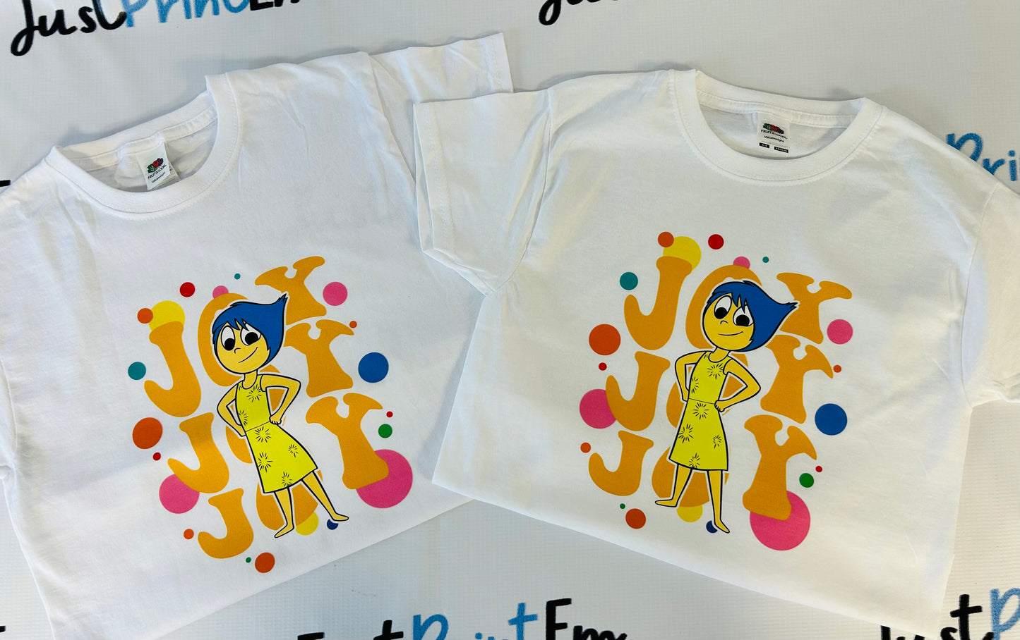 Inside Out Character Inspired Short Sleeve T-Shirts