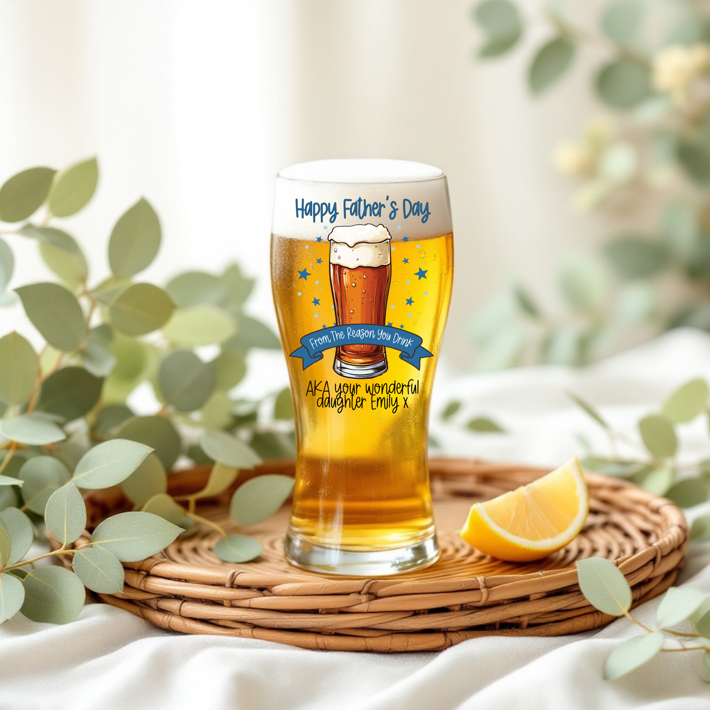 Father's Day Pint Glass