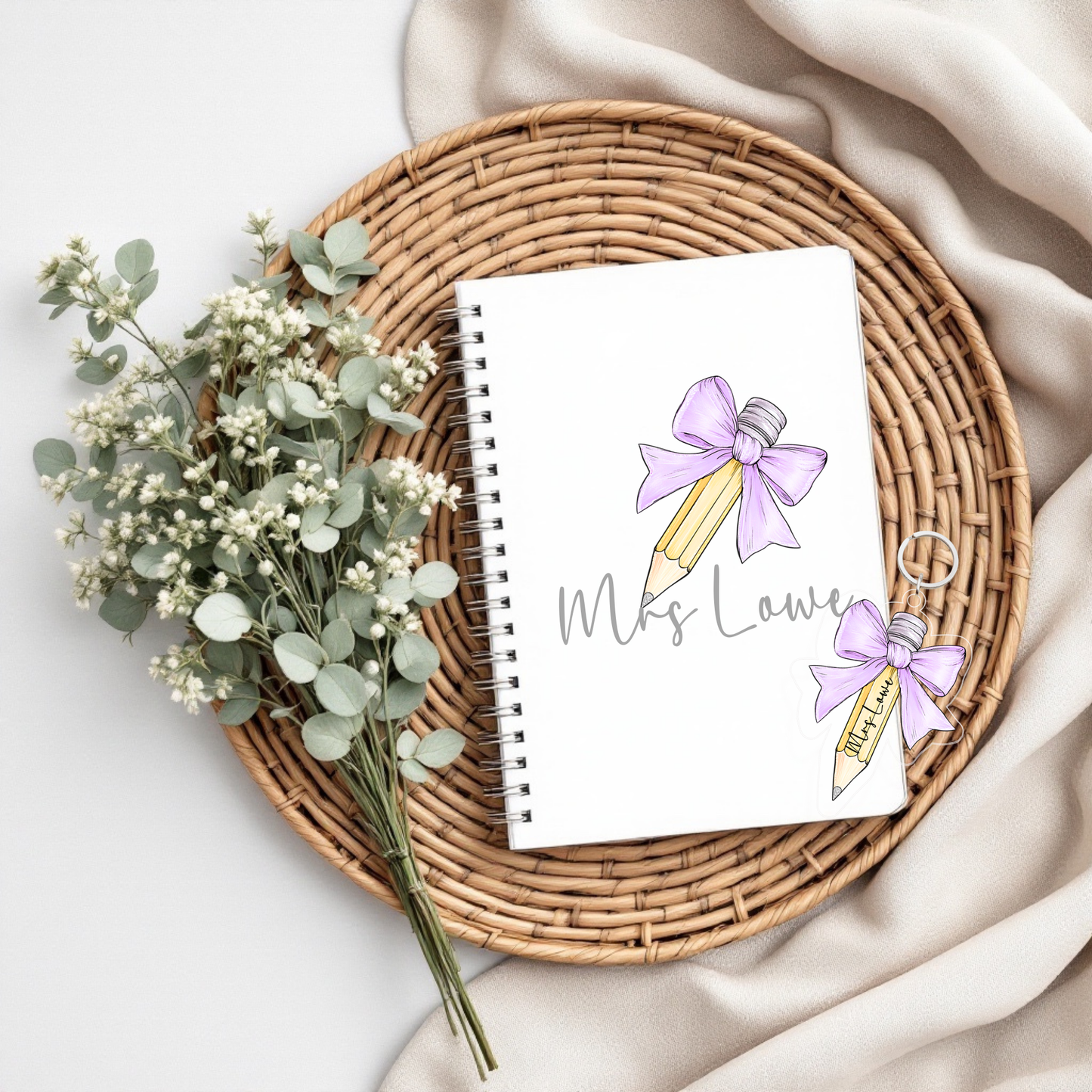 Bow Note Book & Keyring