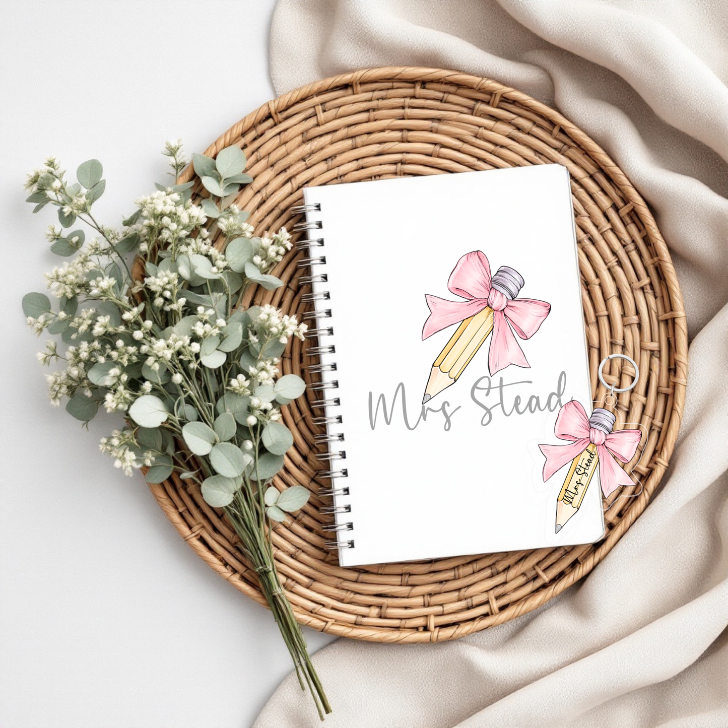 Bow Note Book & Keyring