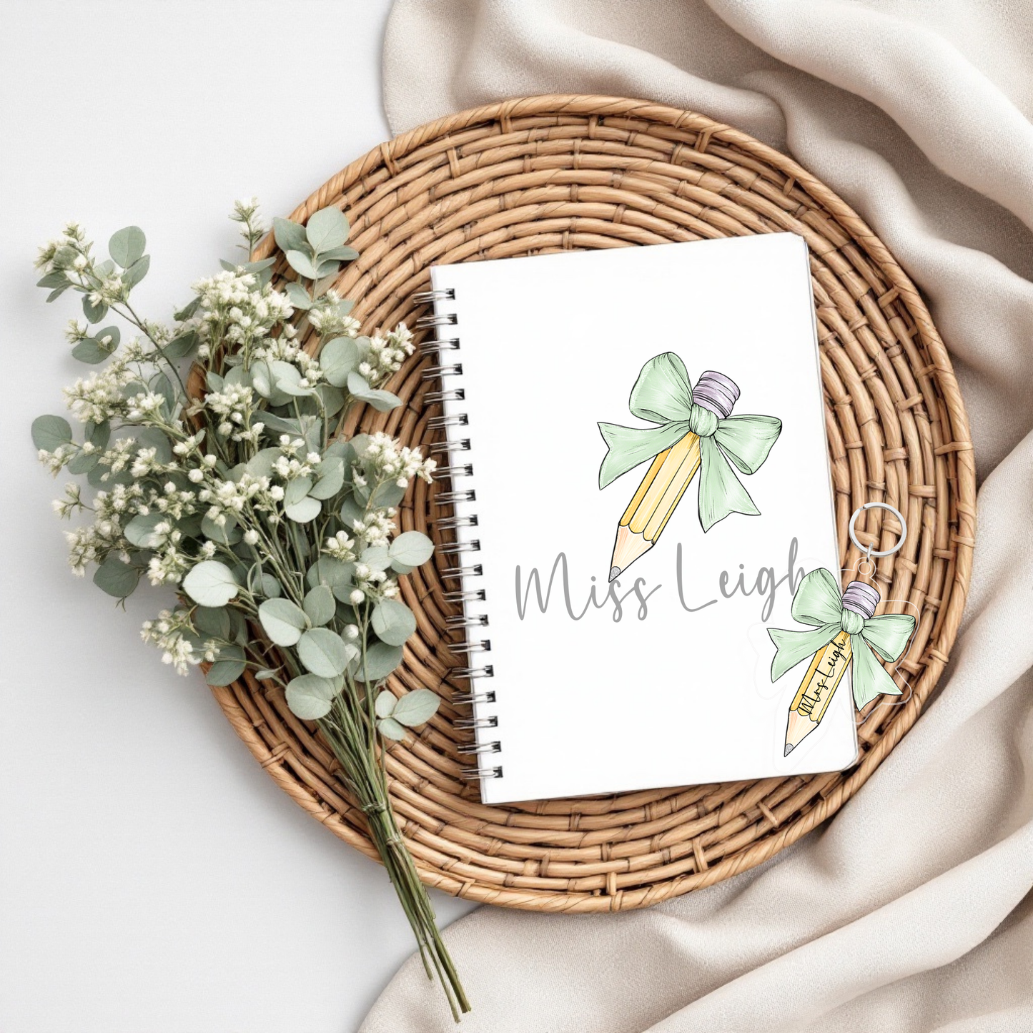 Bow Note Book & Keyring