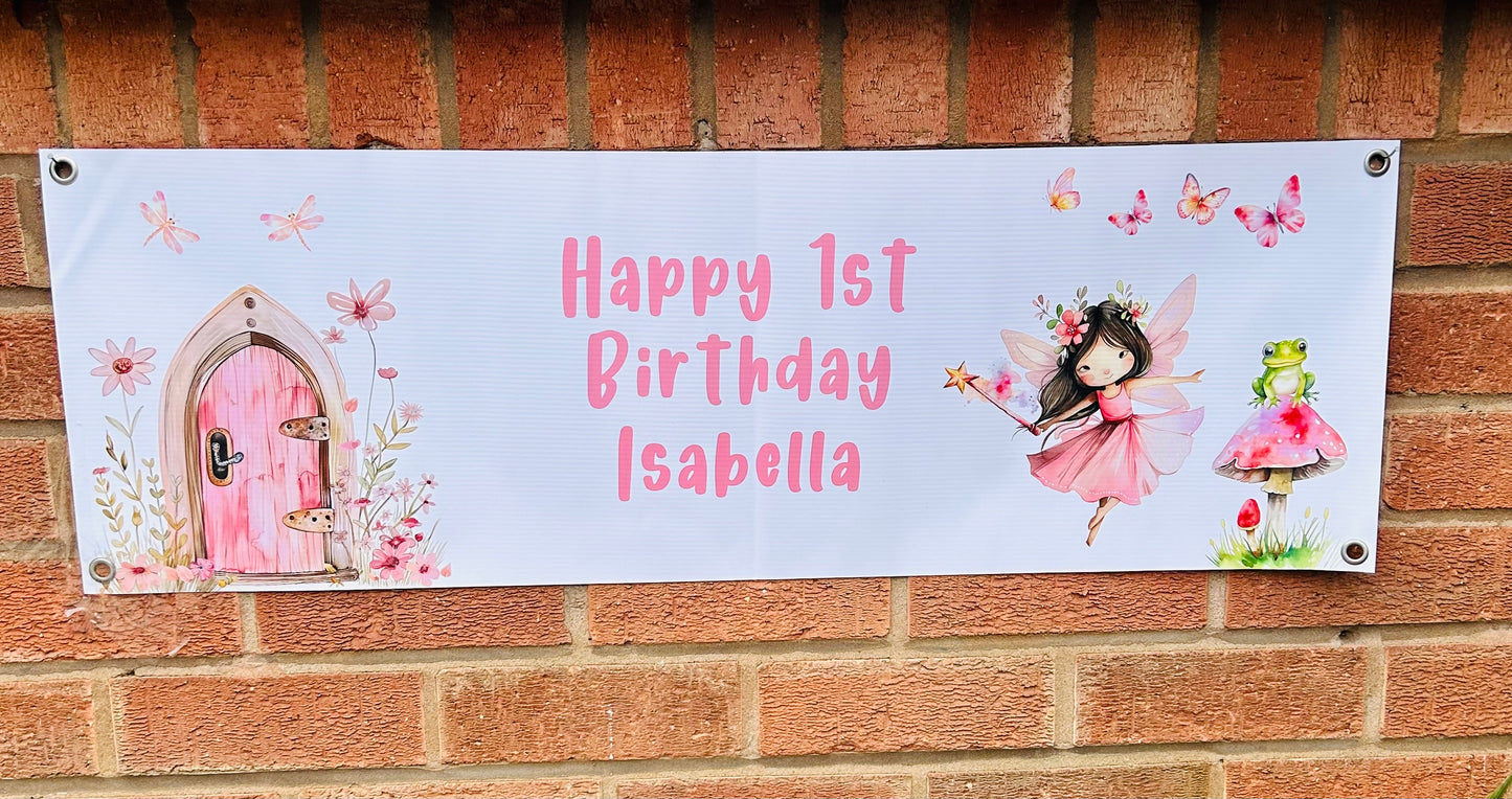 Birthday Banners - Fairy Theme