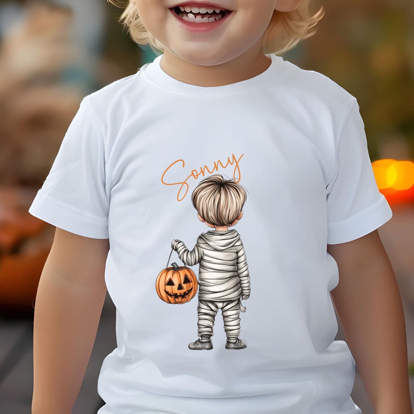Halloween- Boy Mummy T/shirt