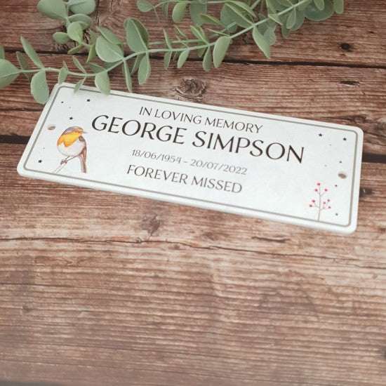 Memorial Bench Plaques