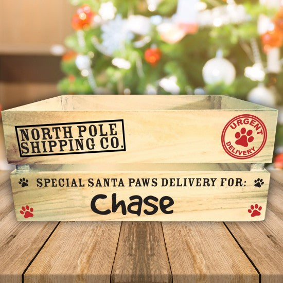 Christmas Santa Paws Crate