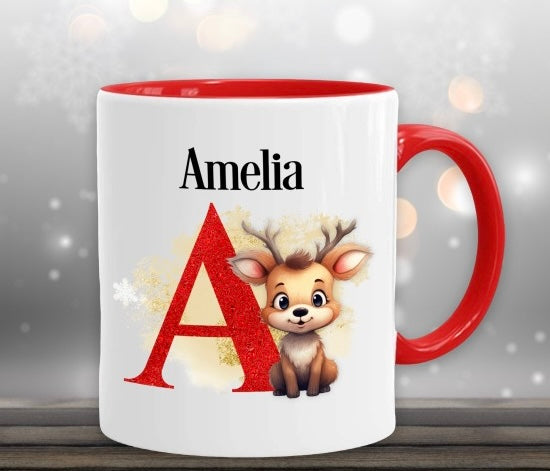 Christmas Reindeer Mugs